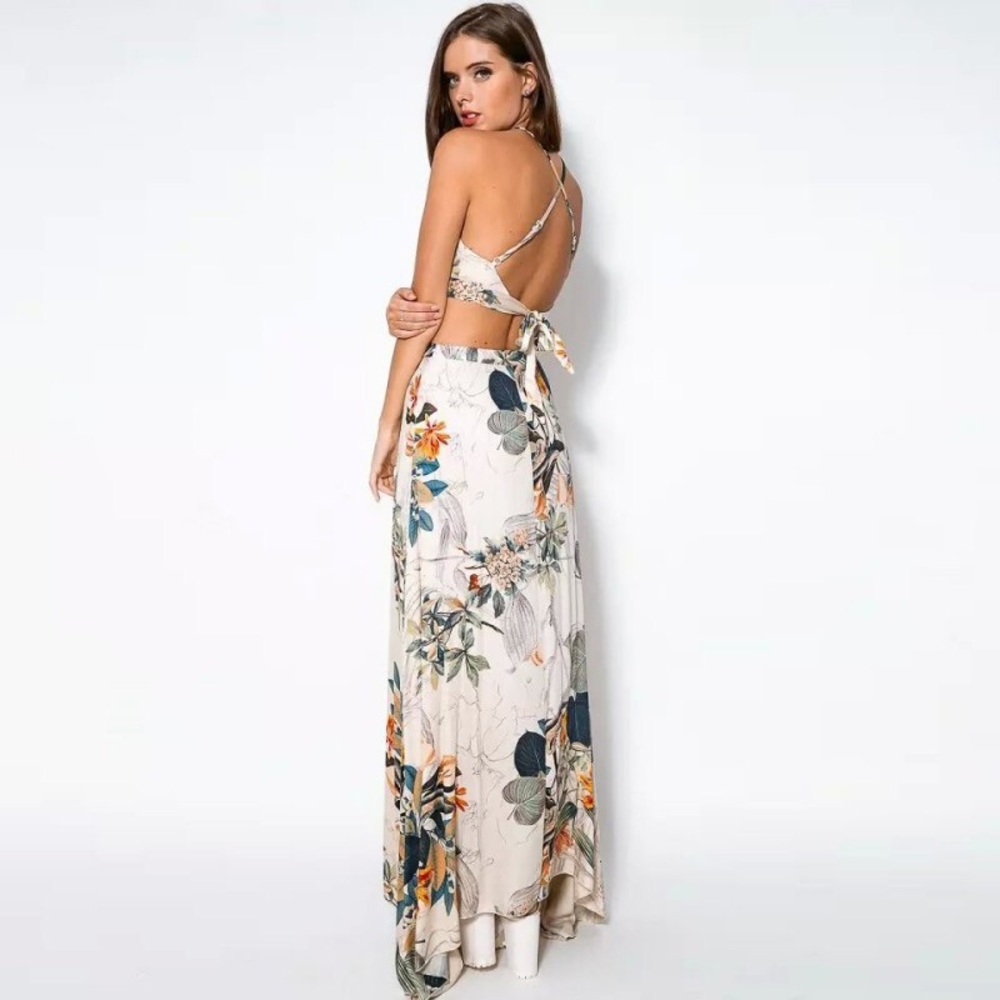 🎉Host Pick 🎉 NEW! Floral maxi skirt set - Picture 2 of 7